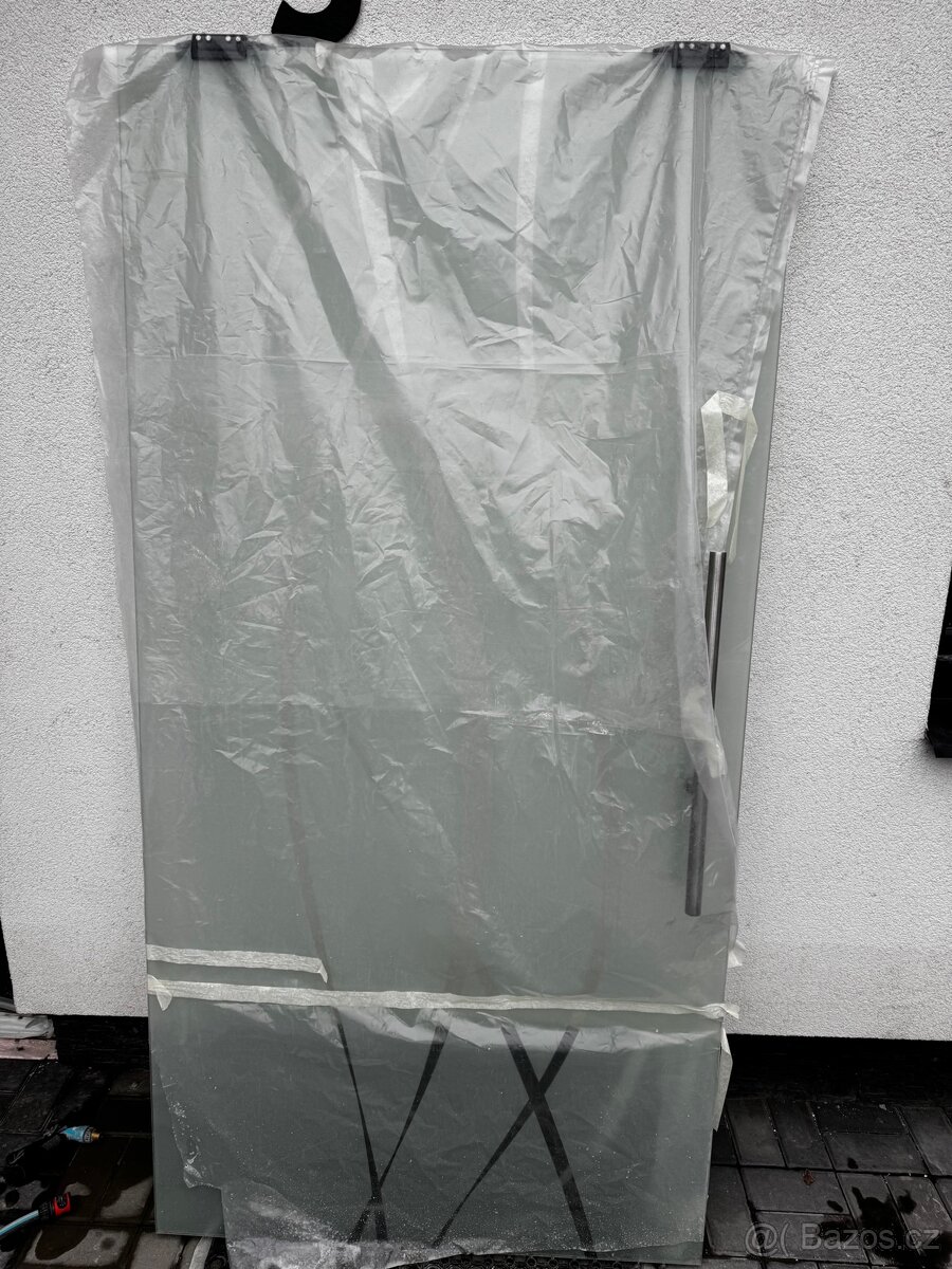 Skleněné posuvné dveře 103 X 206 cm - 2