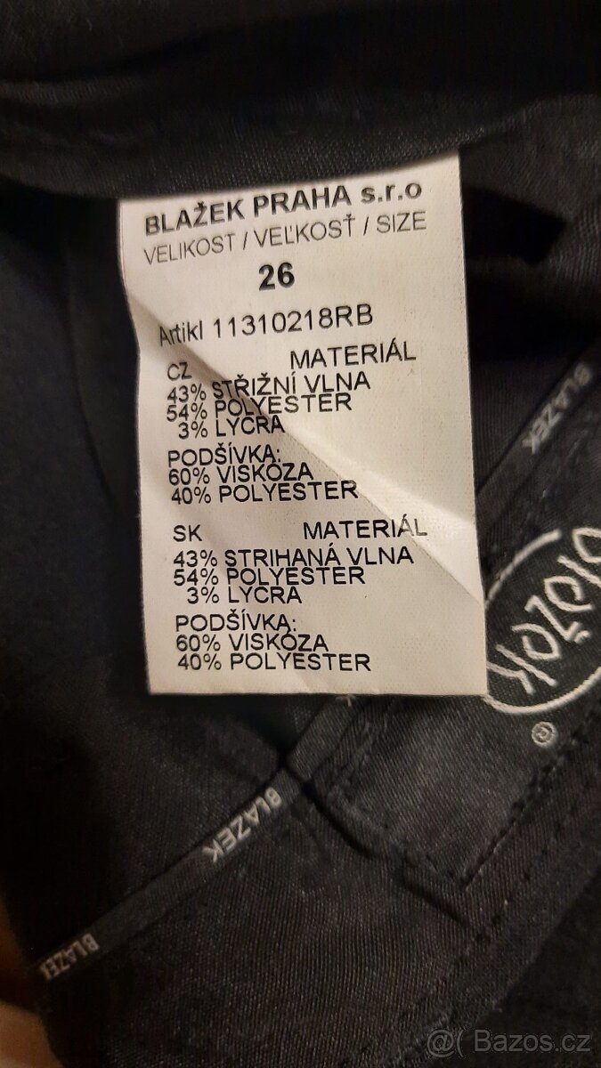 Pánský společenský oblek Blažek - 2