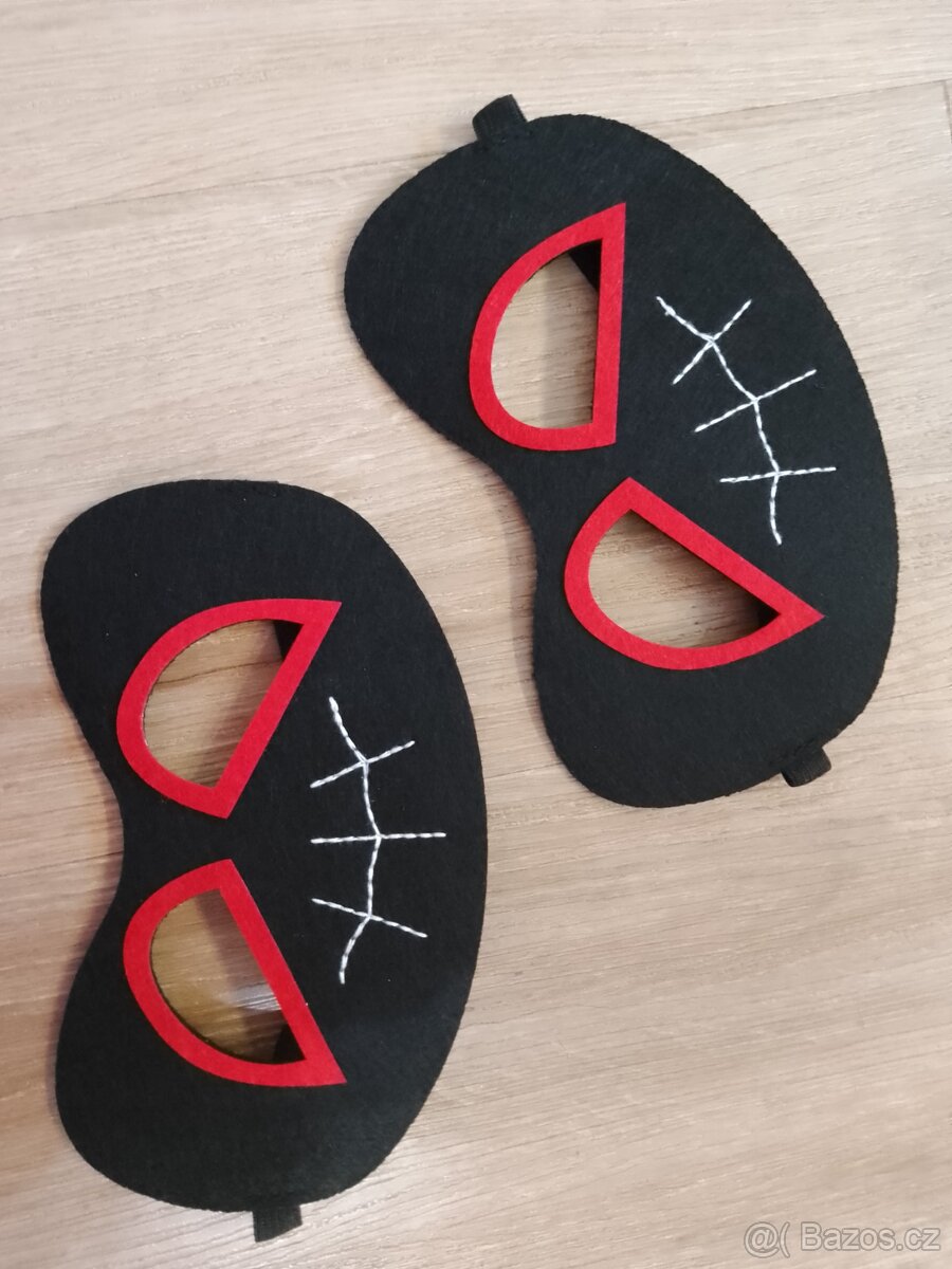 NOVÁ Maska Spider-man in black, Avengers - 2