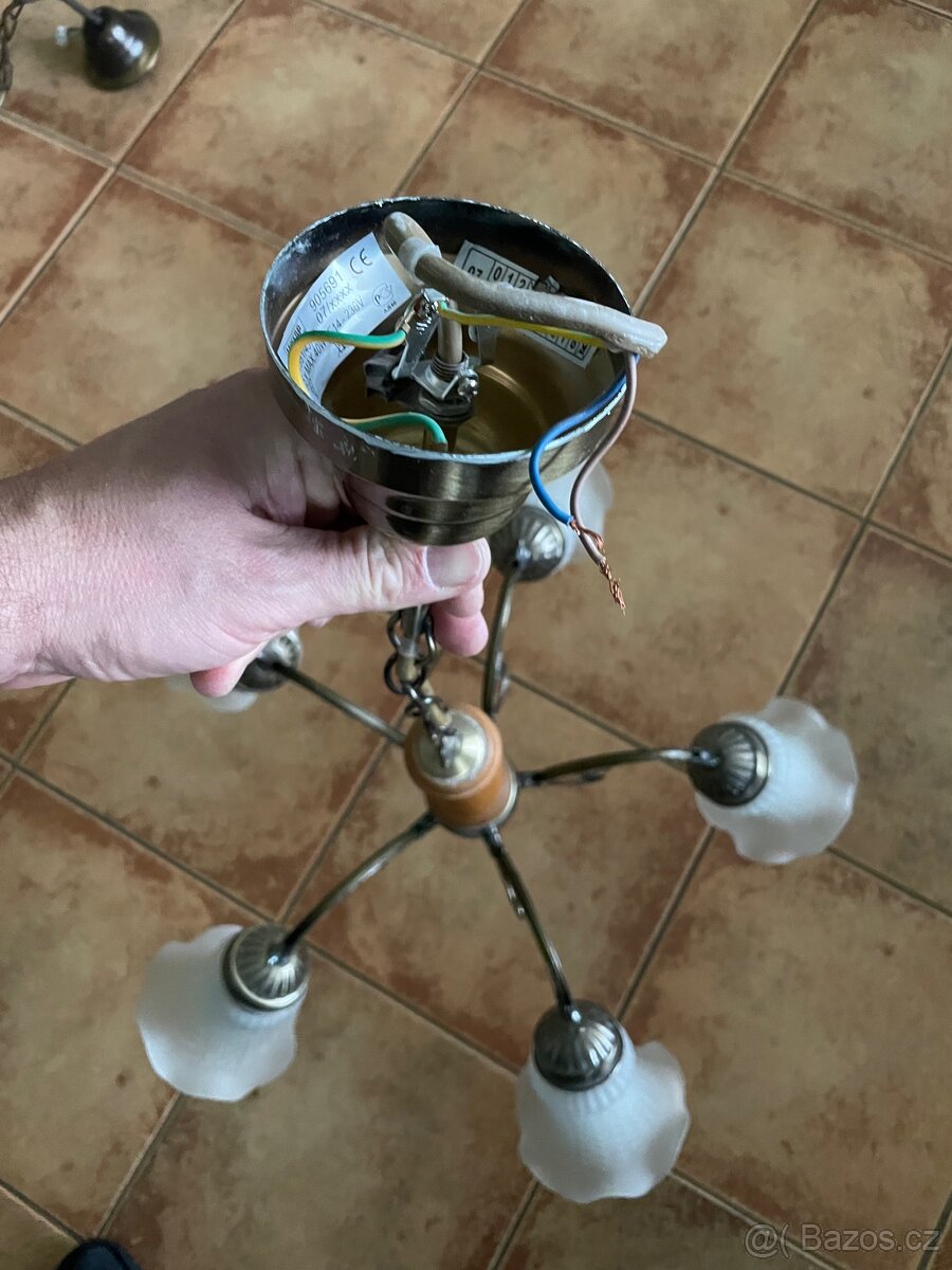 Rustikální lustr - 2