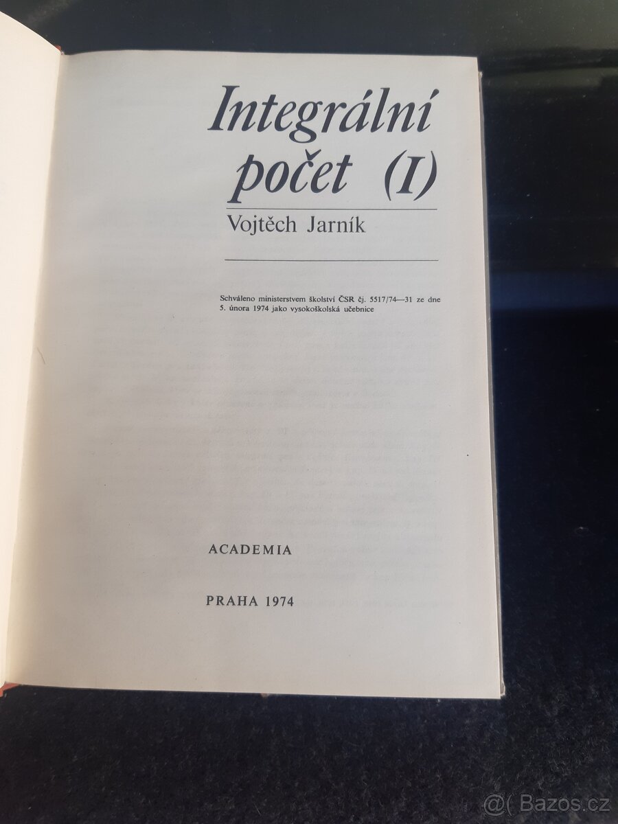 Diferenciální a integrální počet, tabulky - 2