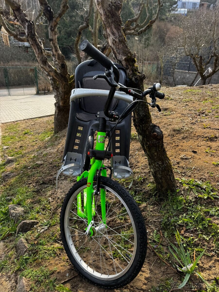 Koloběžka Kostka + sedačka pro dítě - 2