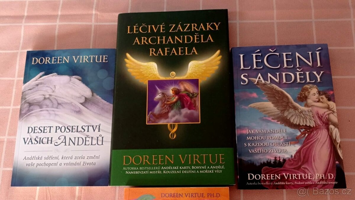 Doreen Virtue: nepoužité 4 knihy - 2
