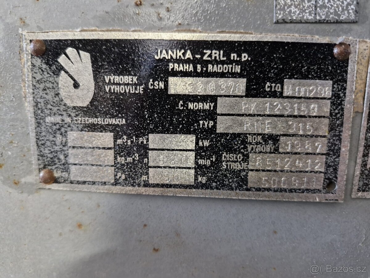 Prodám ventilátor ZVVL - 2