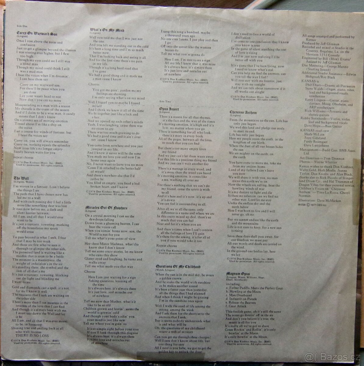 LP deska - Kansas - Leftoverture - 2
