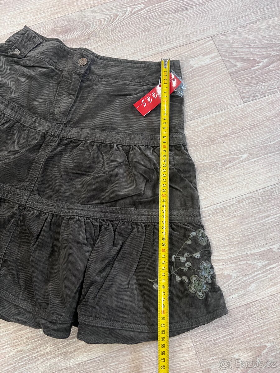 Sukně XL nová manšestr - 2