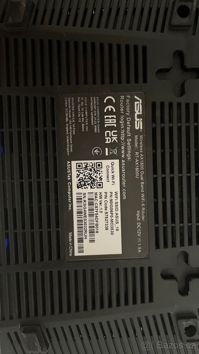 Wifi router asus rt53u ax1800 - 2