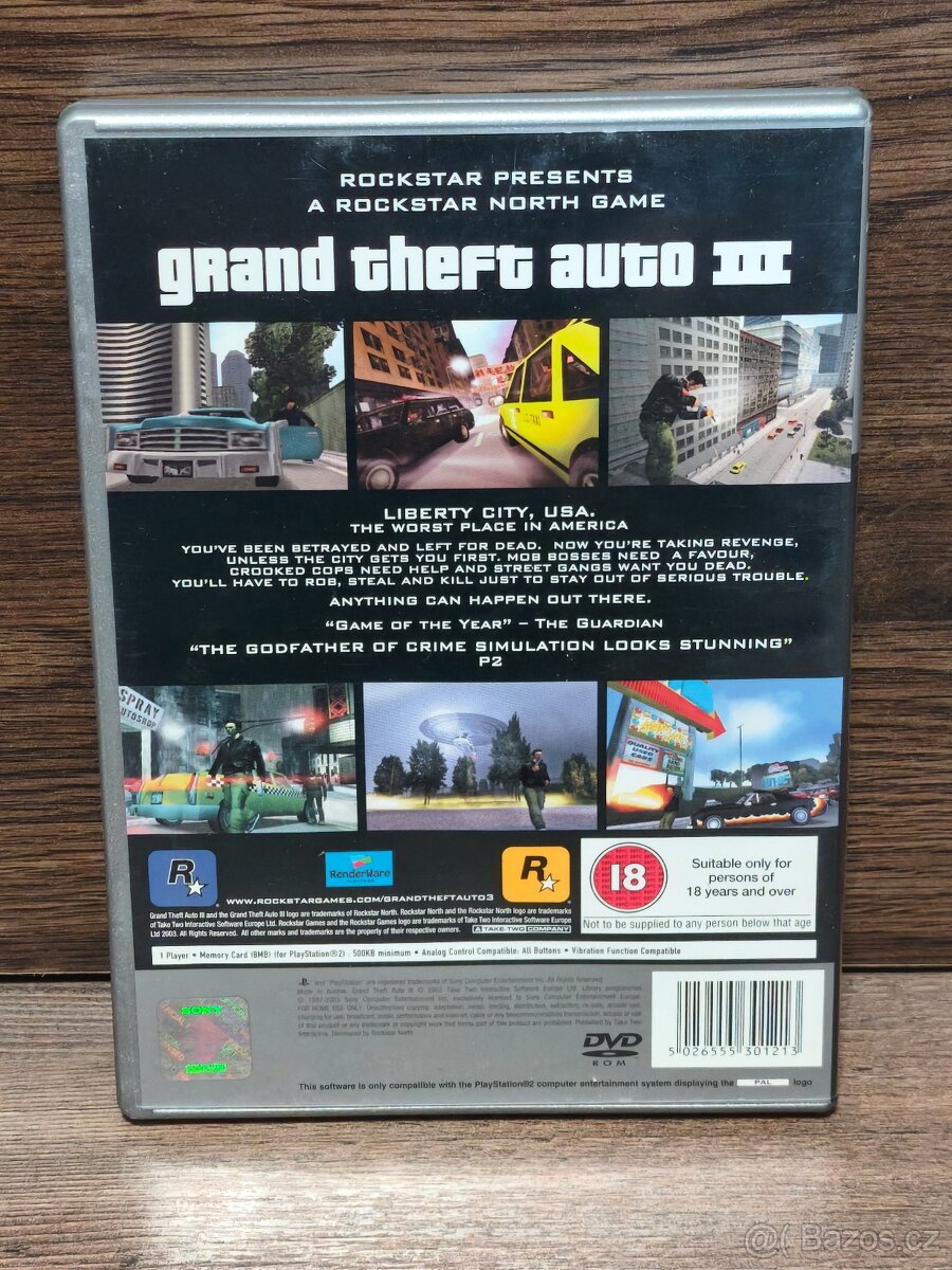 Grand theft Auto III / PS2 - 2