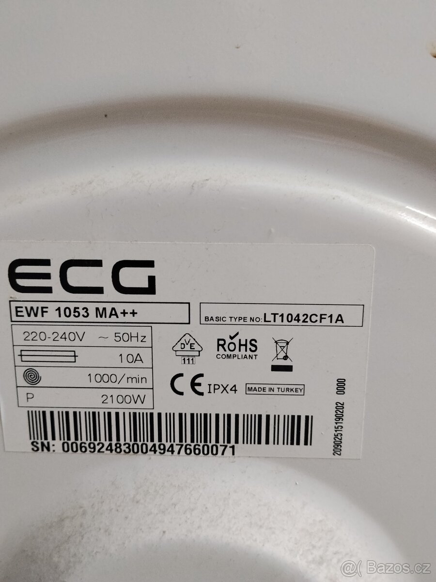 pracka ecg ewf 1053 MA ++ - 2