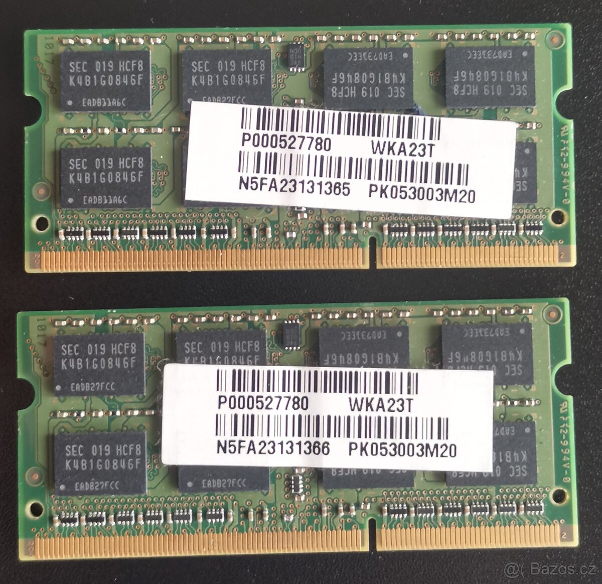 Paměti DDR3 2x2GB  PC3-8500S - 2