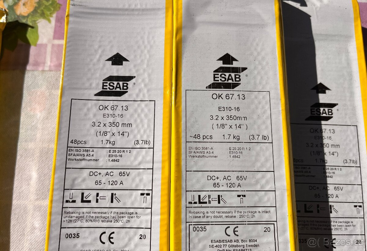 Svarovaci elektrody ESAB OK 67.13 - 2
