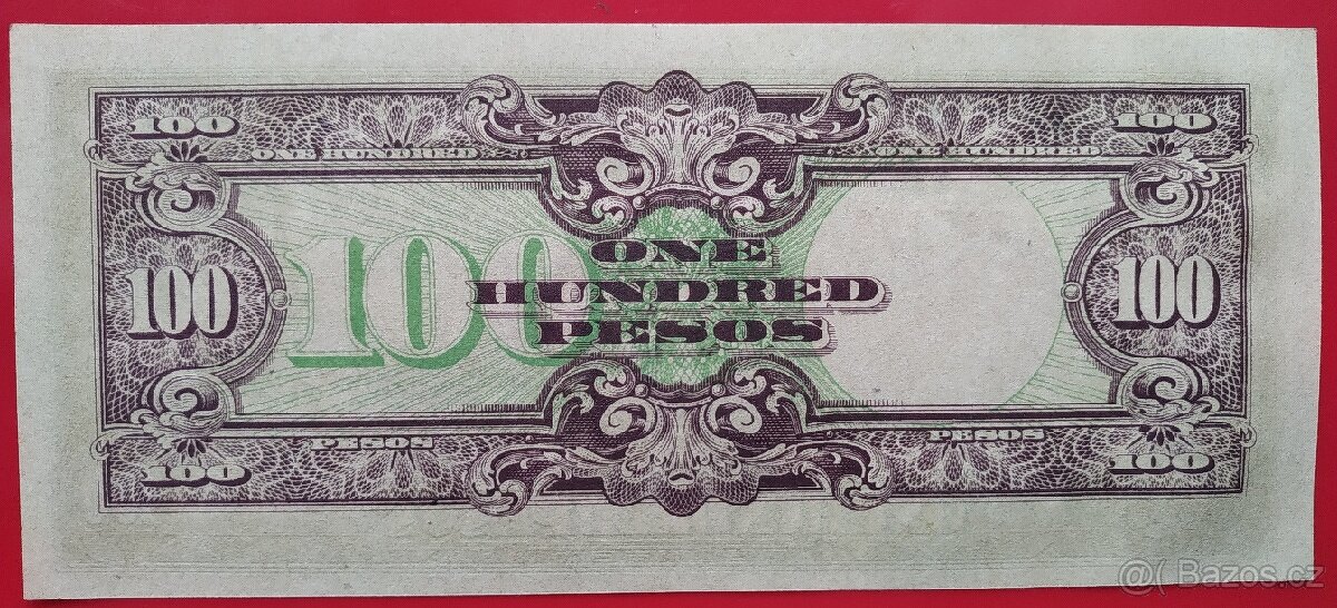 Japonská okupace Filipín-100 Pesos 1944 - 2