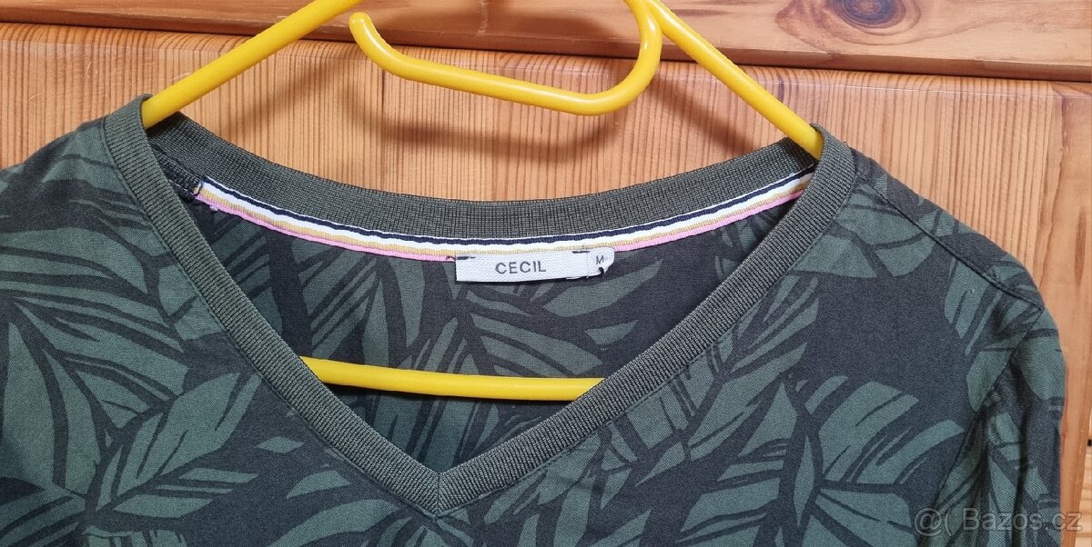 Dámská tmavě zelená halenka CECIL - 2