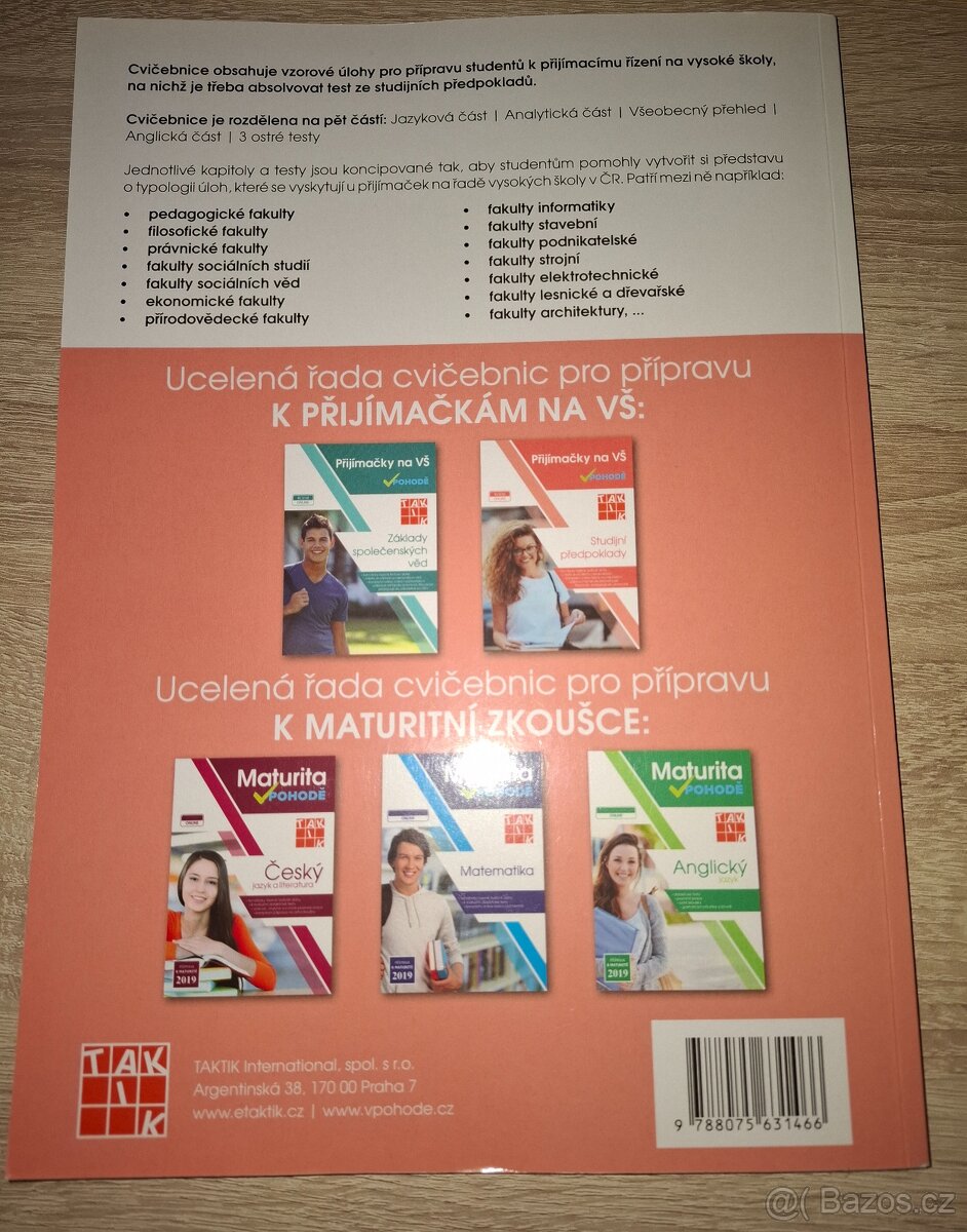 Přijímačky na vysoké školy v pohodě - Studijní předpoklady - 2