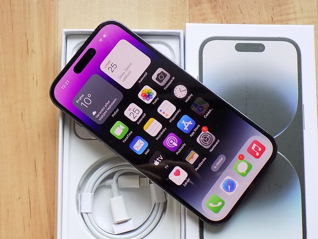  APPLE iPhone 14 Pro 128GB Deep Purple - ZÁRUKA - TOP STAV - 2
