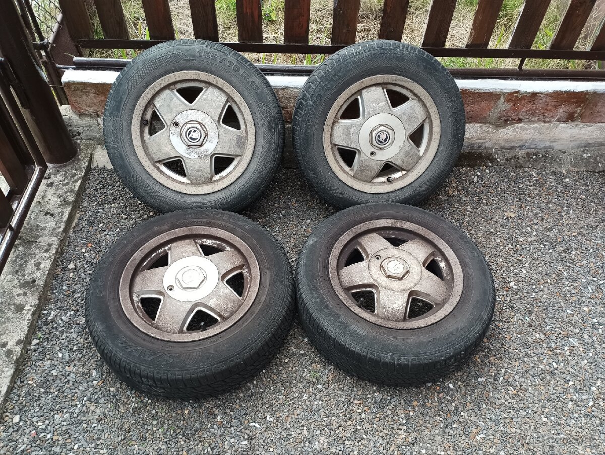 5x100 R13 pneu letní 165/70/r13 - 2
