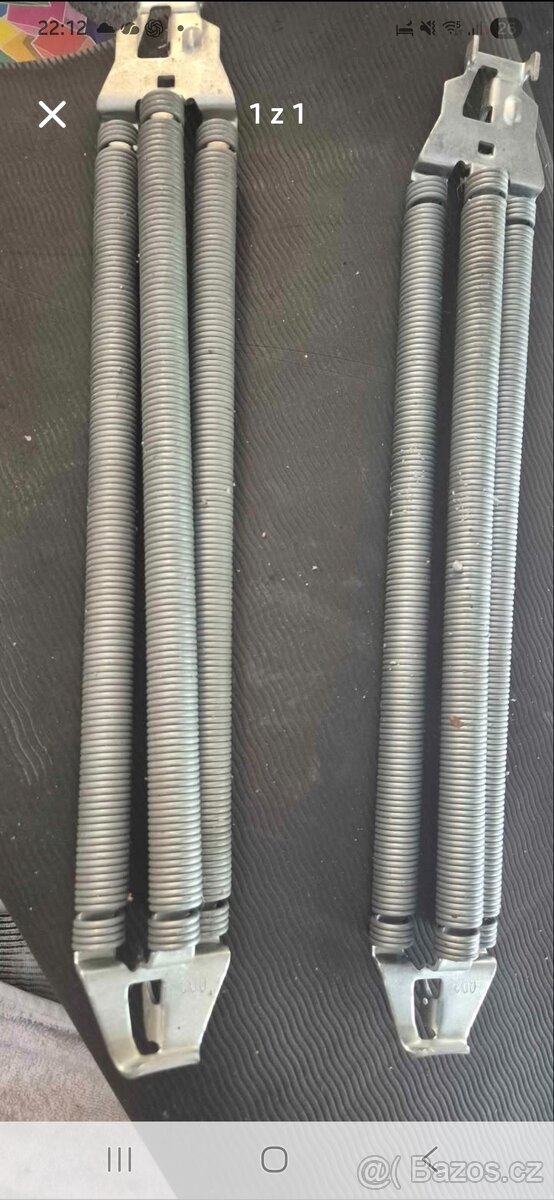 Pružiny pro vyklopna vrata 2ks - 2