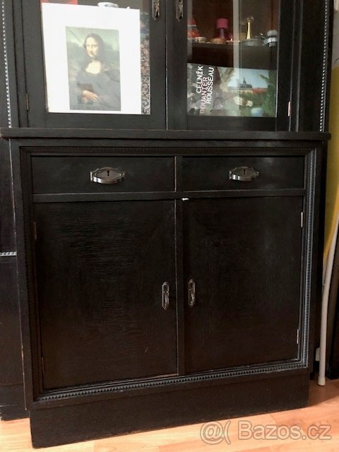 Starožitná komoda se skřínkou - 2