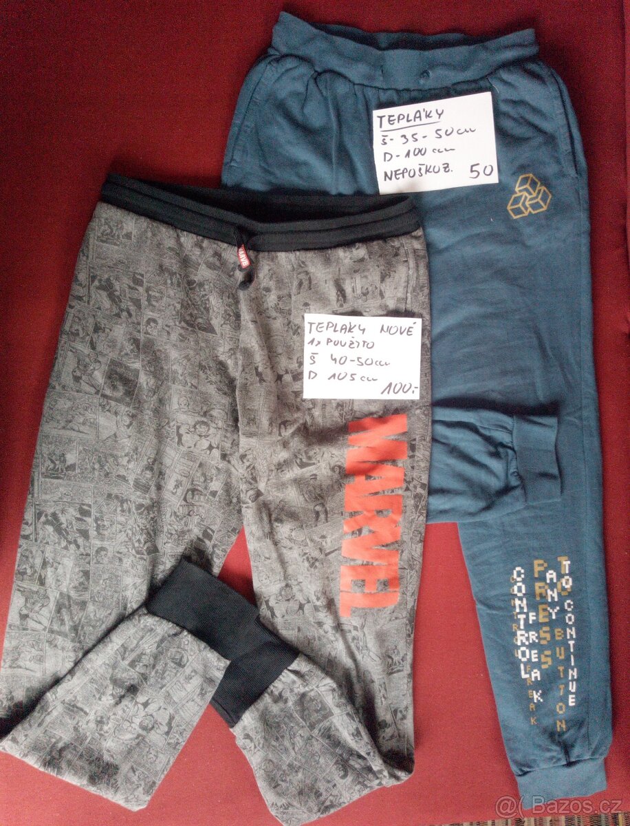 DŽÍNY,MIKINY, TEPLÁKY - 2