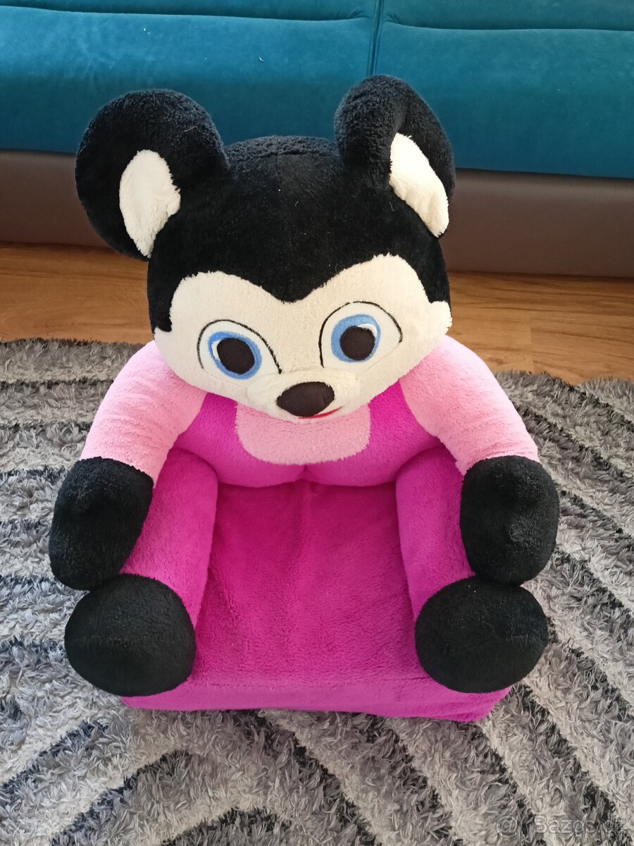 Dětské křeslo rozkládací, Minnie - 2
