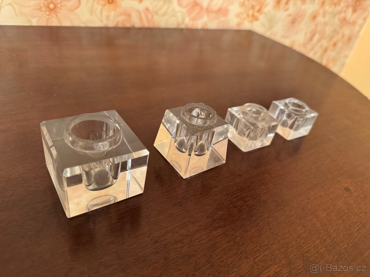 Skleněné svícny - 2