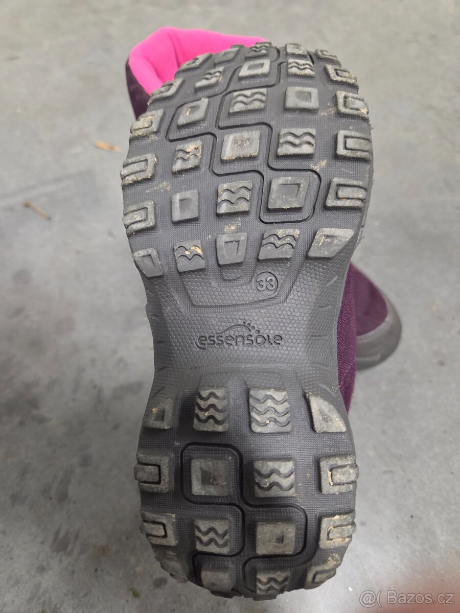 Zimní dívčí boty botky Quechua 33. - 2