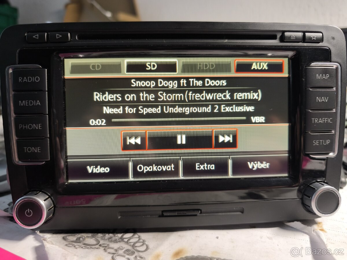 VW RNS510 1T0035680C LED aktualizované - 2