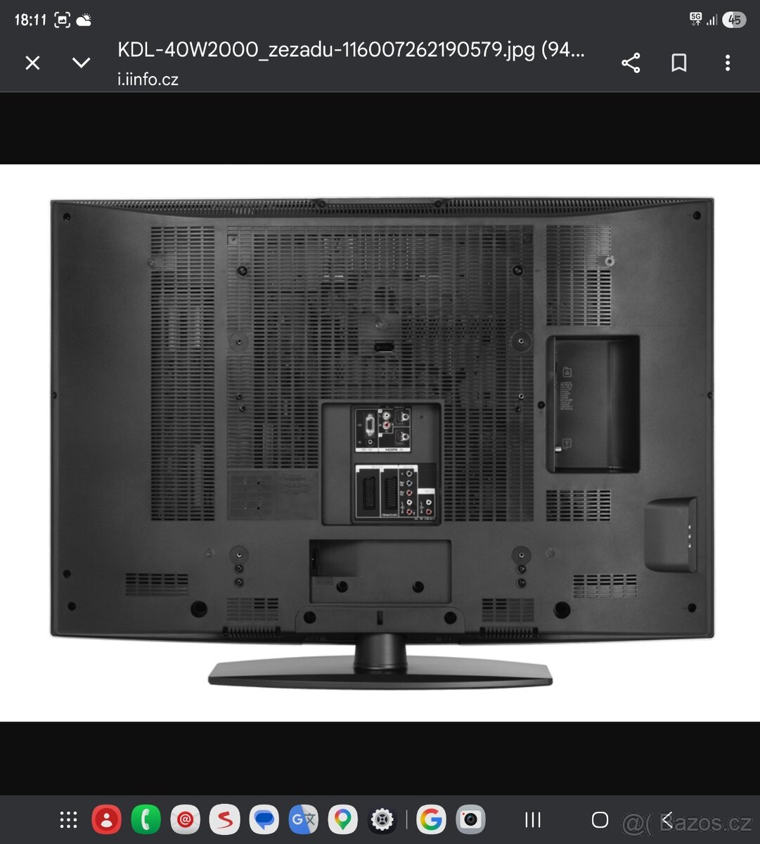 Sony bravia 40w2000 - 2