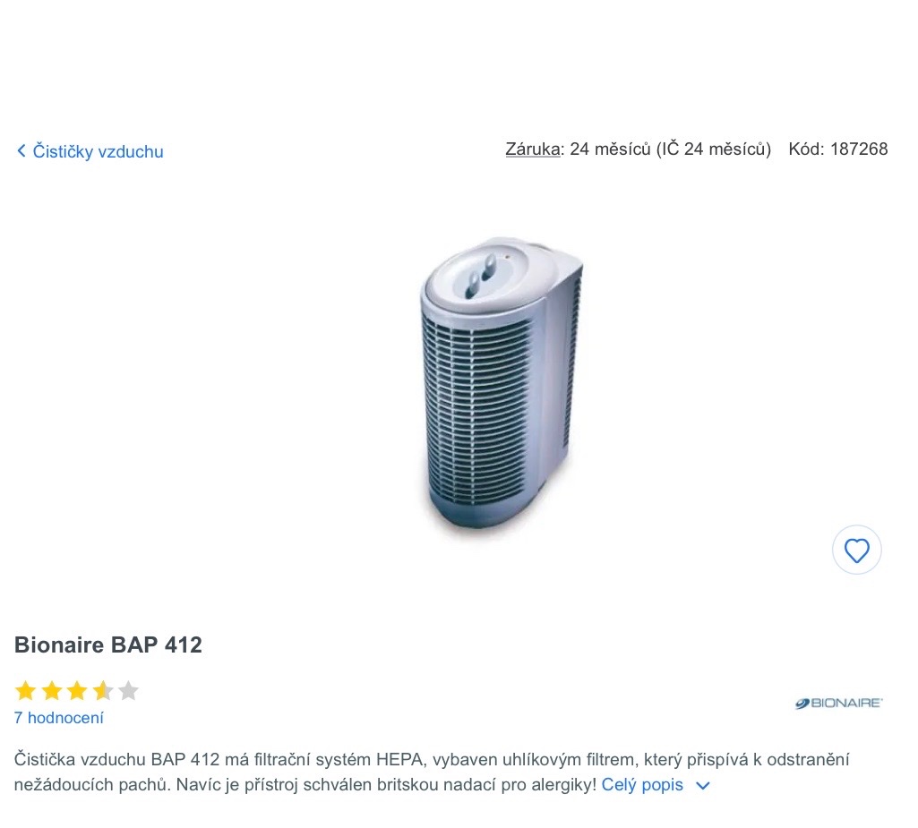 Čistička vzduchu - 2