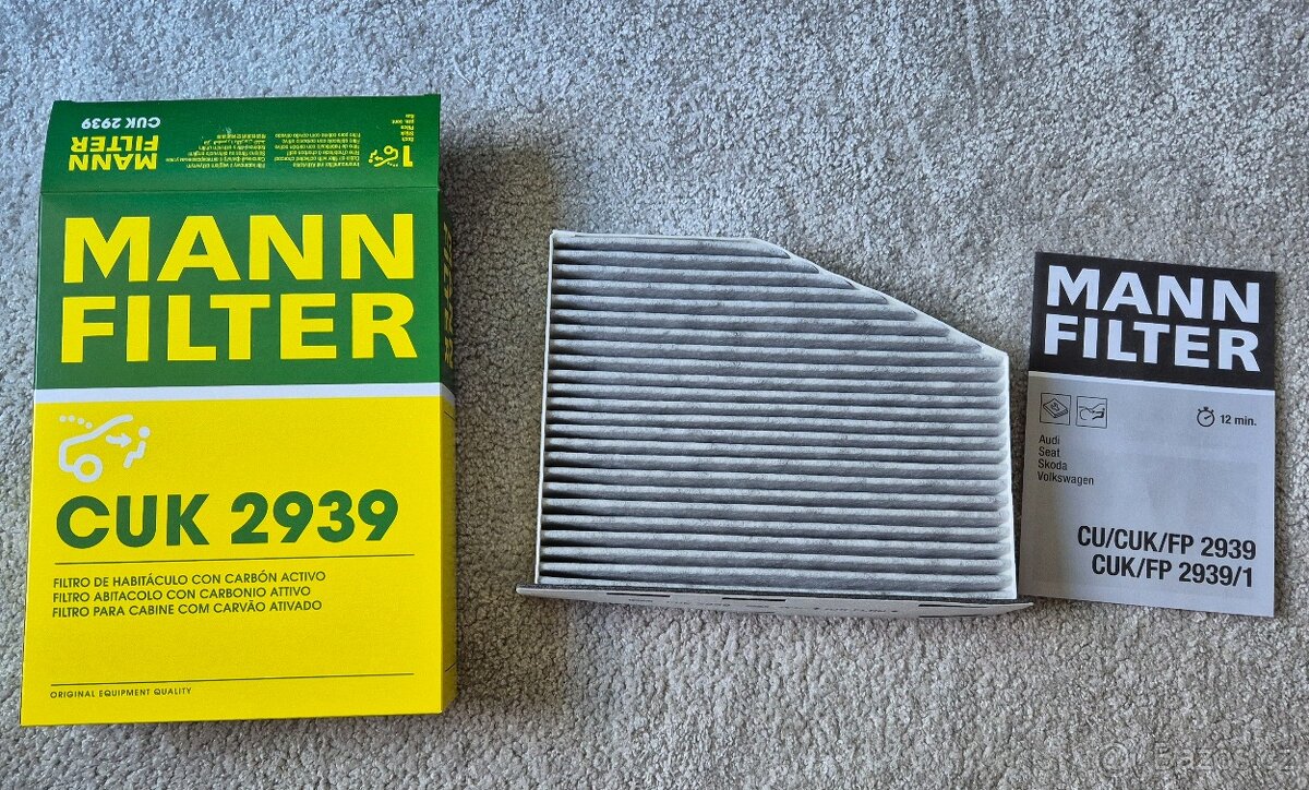 Kabinový filtr MANN CUK2939 (MF CUK2939) - 2