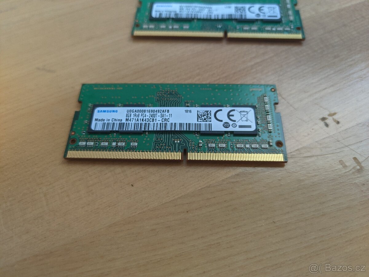 16GB ( 2x8GB) Samsung DDR4 pro notebooky - 2