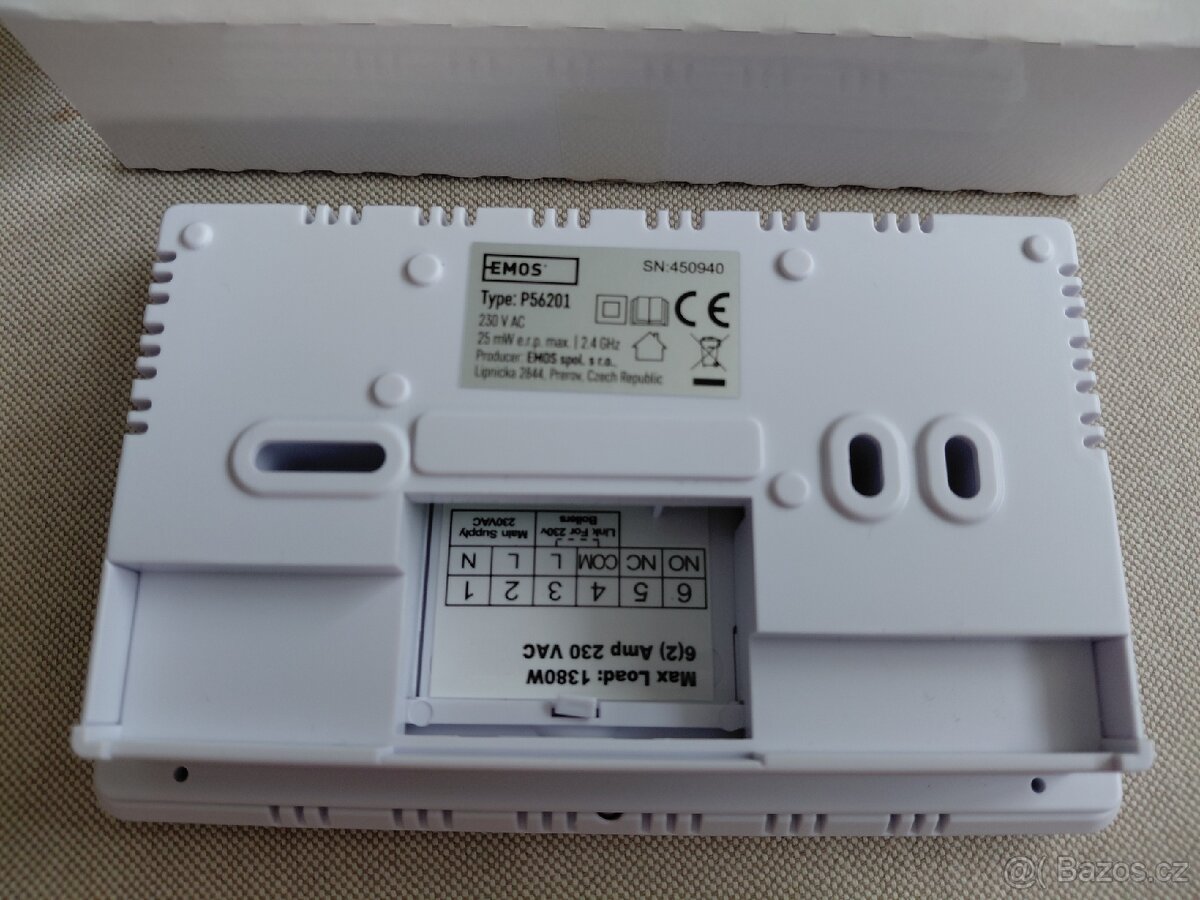 Pokojový termostat Emos v záruce - 2