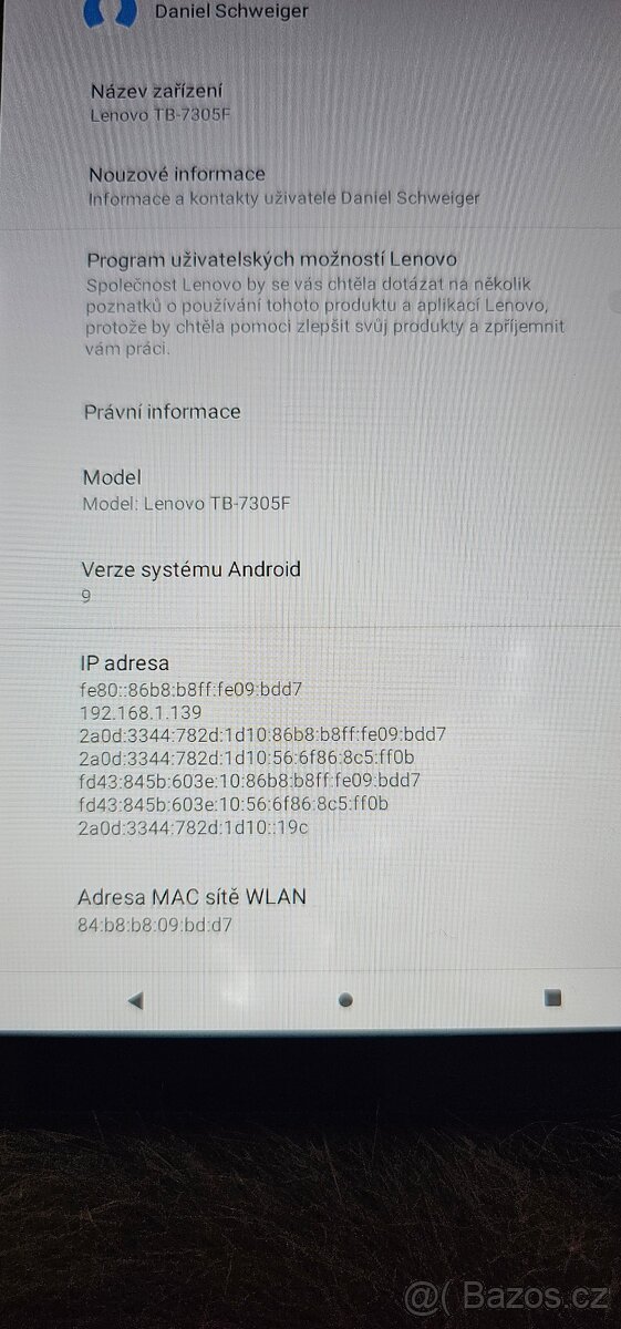 Lenovo TAB M7 (TB-7305F) 7" - 2