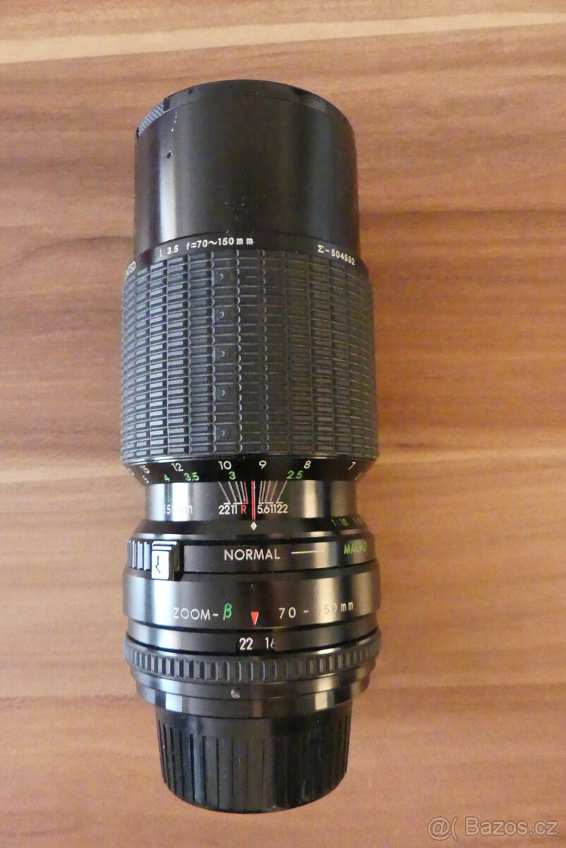 Zoom Sigma 70-150/ f 3,5, macro, závit M42, špičkový stav - 2