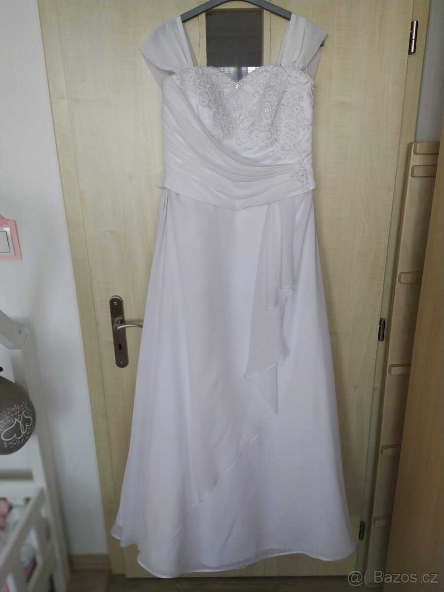 Svatební šaty 40-42 (těhotenské 38) - 2