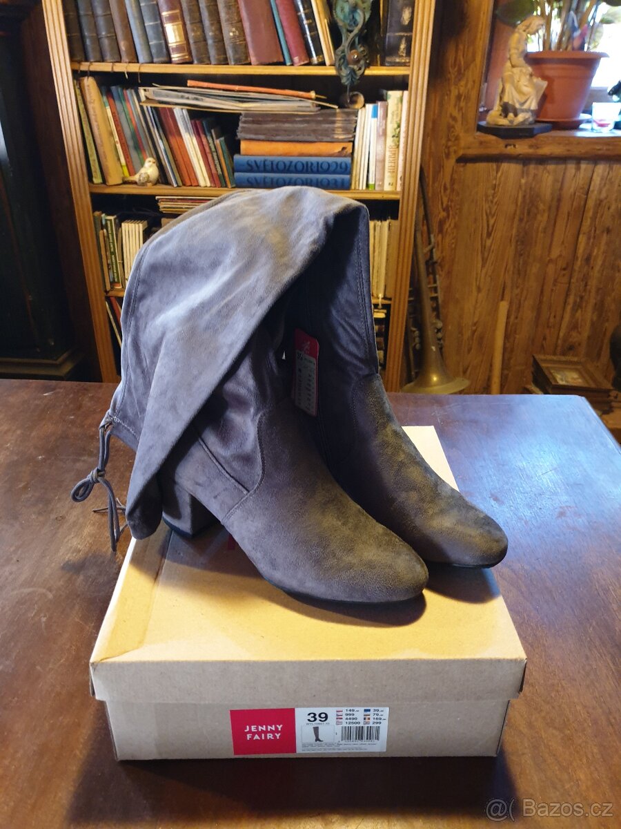 DÁMSKÉ KOZAČKY vel.39 - 2