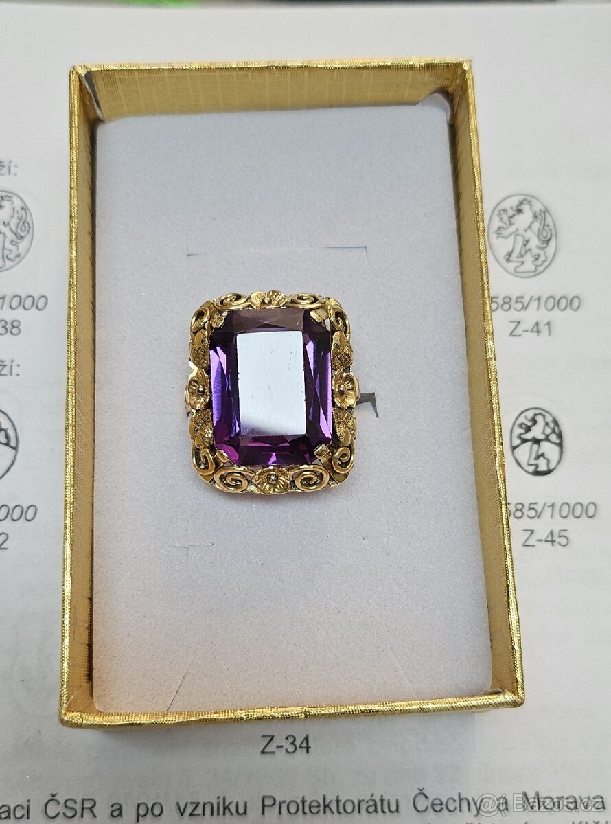 Prodám Dámský prstýnek s kamenem - 2