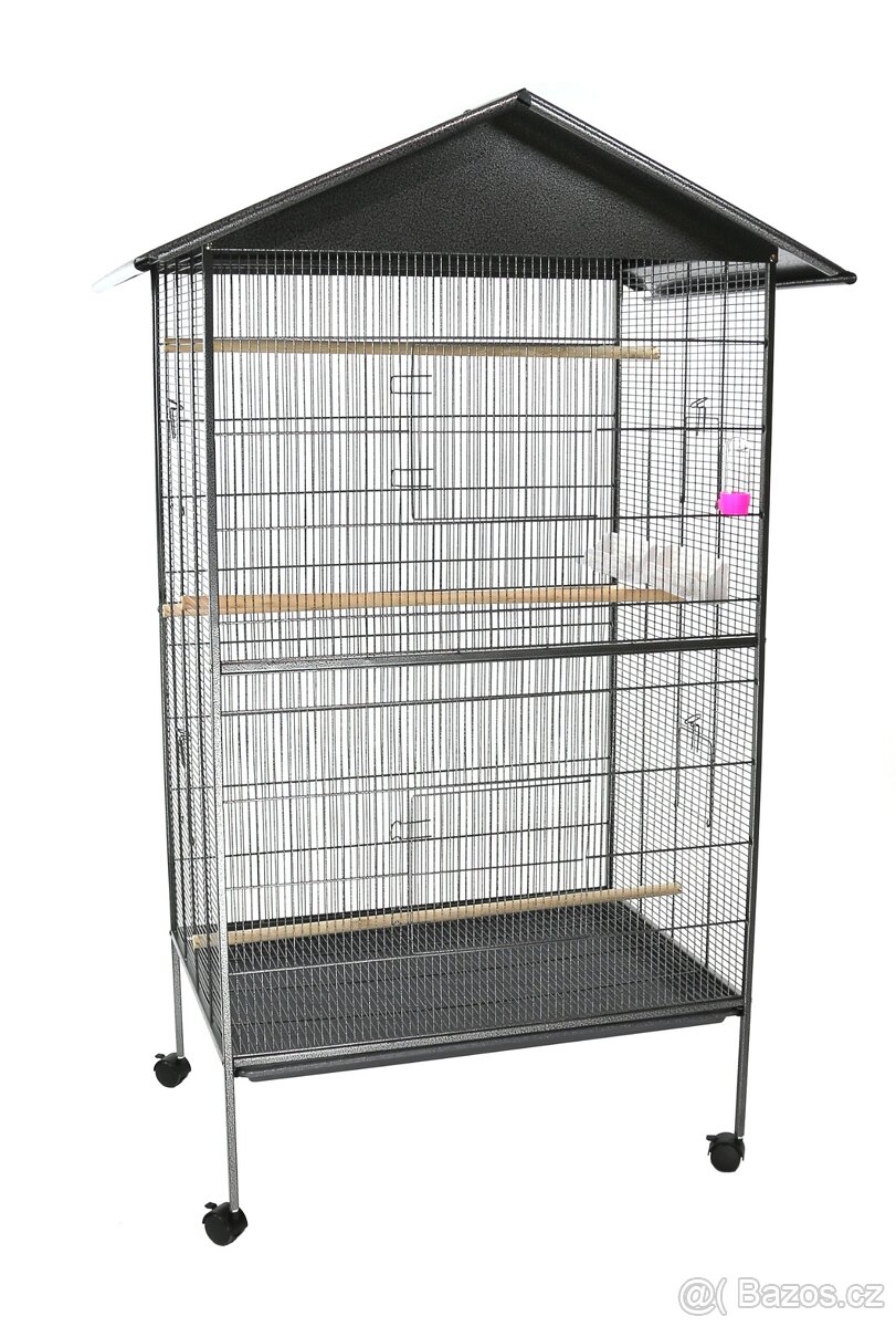 Výroba, velká, kvalitní voliéra na papoušky a hlodavce. - 2