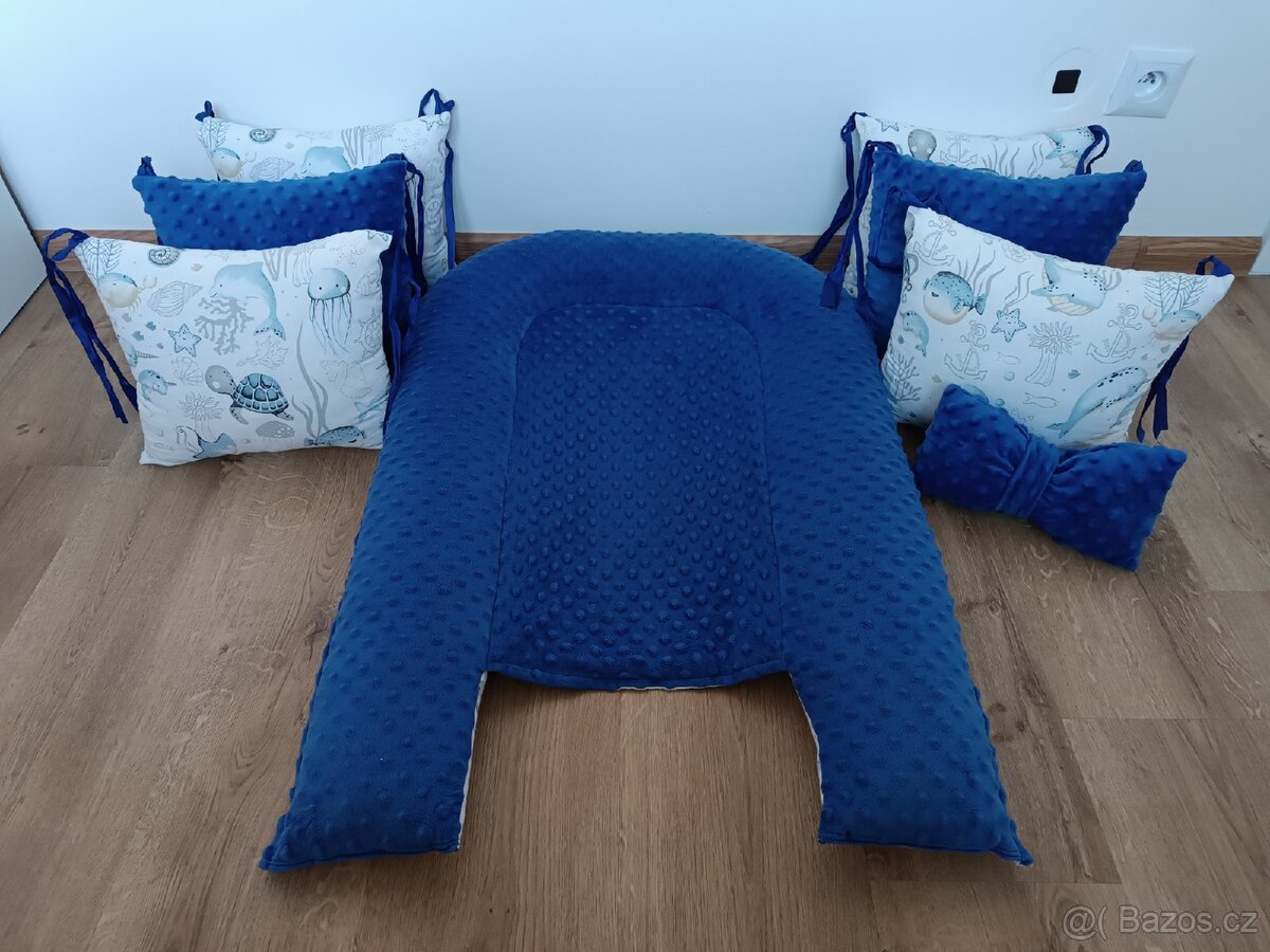 Hnízdečko s polštářky do postýlky - 2