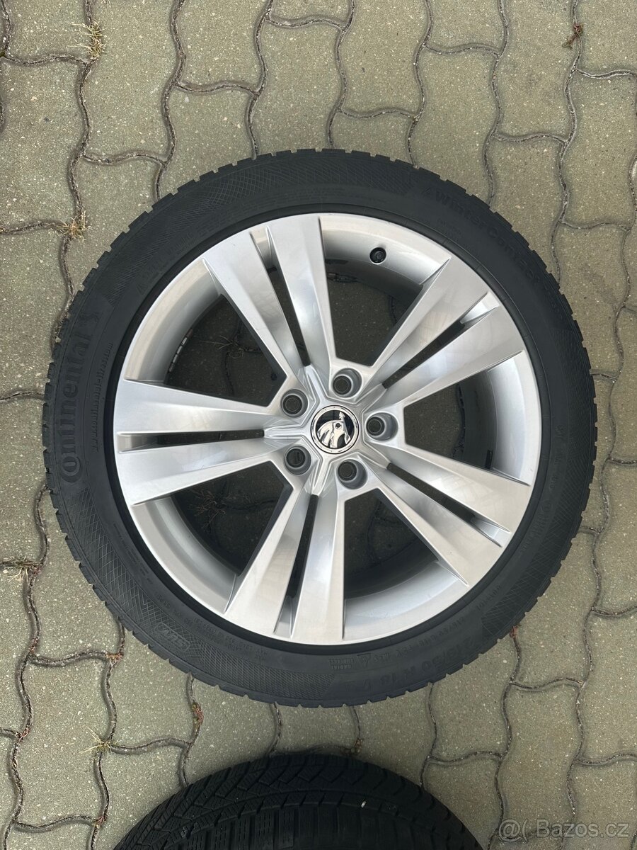 Originál Alu Škoda Mytikas zimní 215/50 R18 5x112 - 2