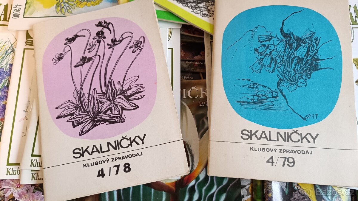 Časopisy Skalničkář - různé - 2