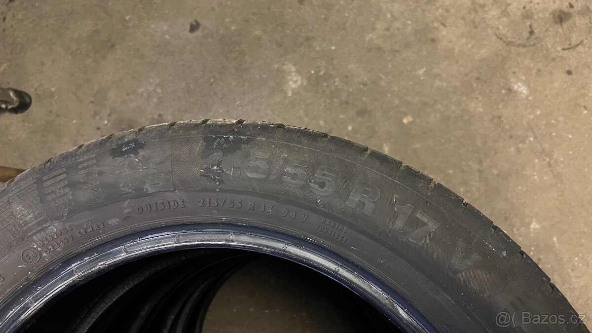 Letní pneu Continental 215/55 R17 - 2