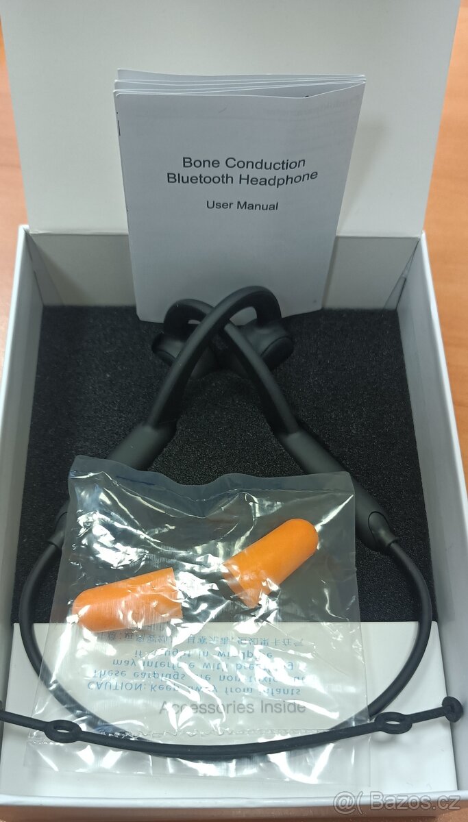 Bezdrátová nákrčníková bluetooth sluchátka - 2