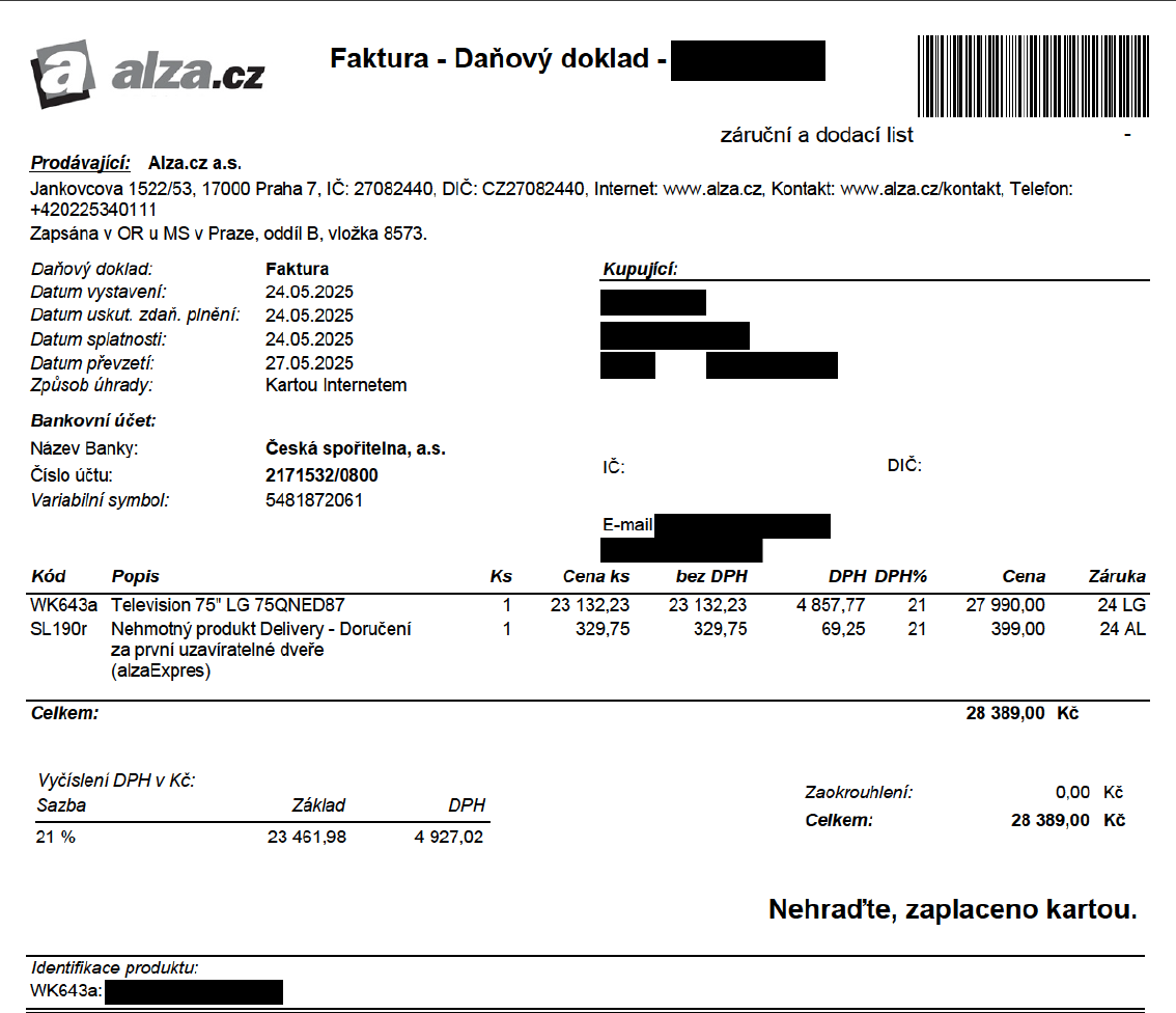 Televize LG 75" 75QNED87 v zaruce - 2