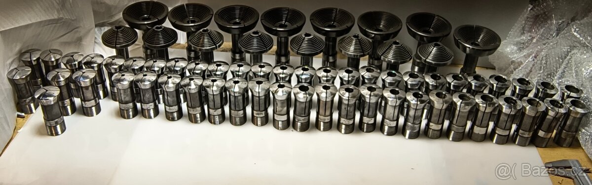 VELKA sada kleštin pro soustruh TOS SV 18. - 2