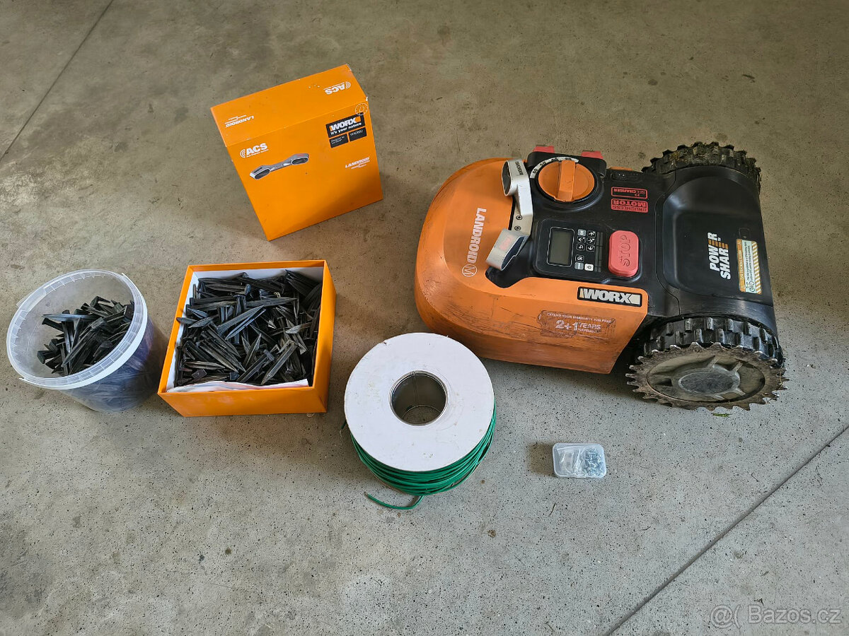 Robotická sekačka Worx Landroid M700 WR142E + kabel - 2