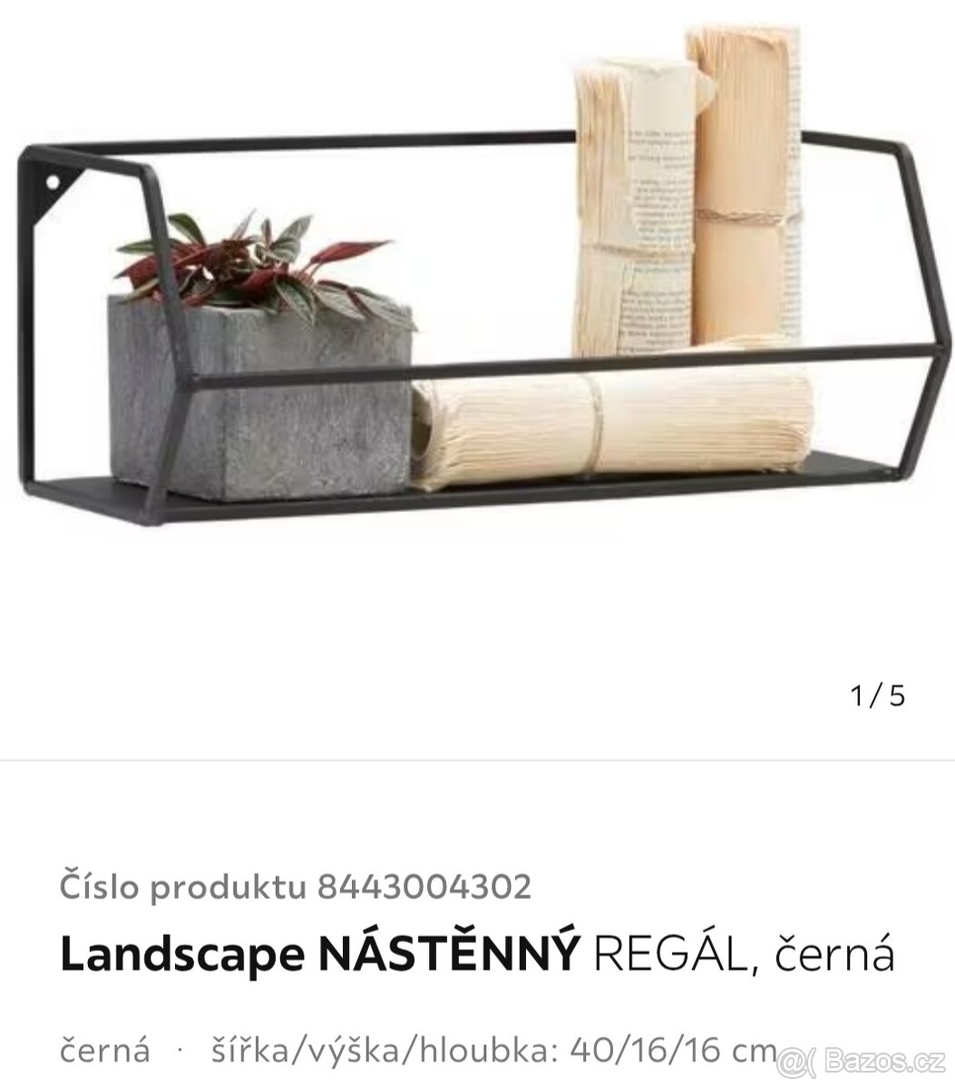 Nové regály nástěnné - 2