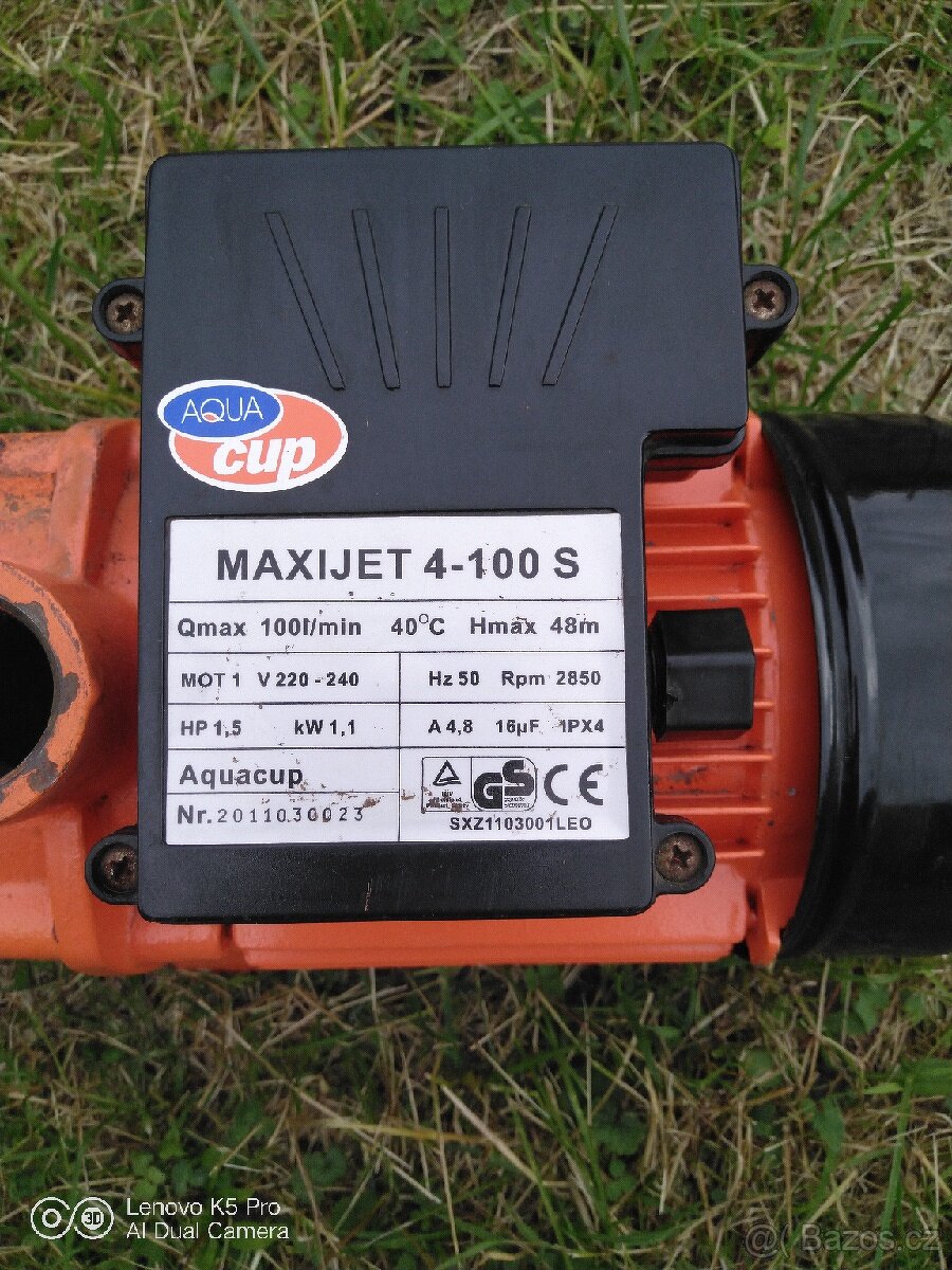 Třístupňové čerpadlo Aquacup - 2