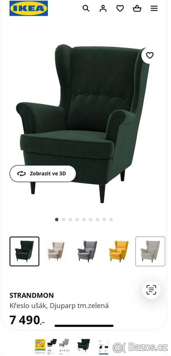 Křeslo Ikea Strandmon 2x - 2