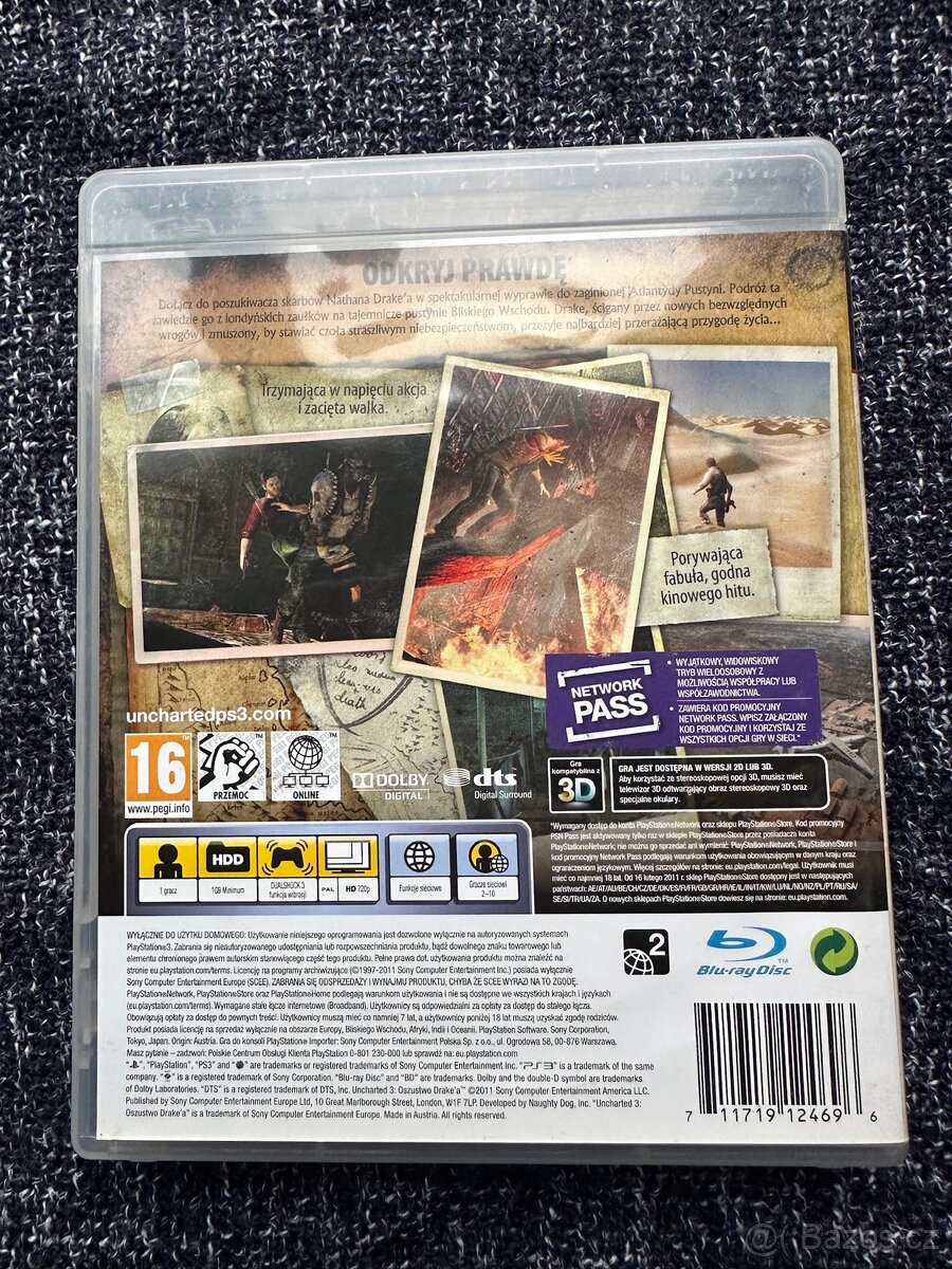 PS3 Uncharted 3 Drake's Deception playstation - 2